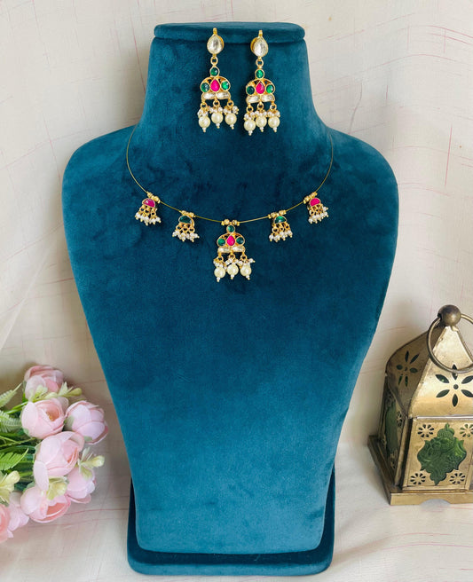 Akira Invisible Chain Necklace Set- Available in 3 designs