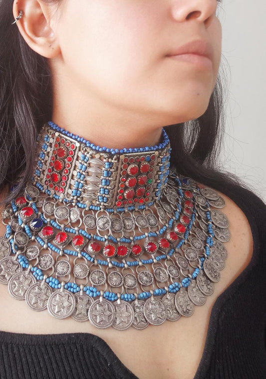 Gulposh Vintage Afghan Choker