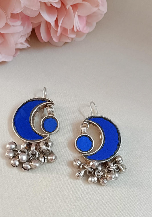 Chandminar Glass Earrings