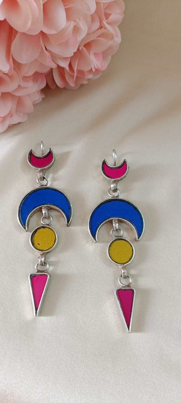 Orchid Glass Earrings