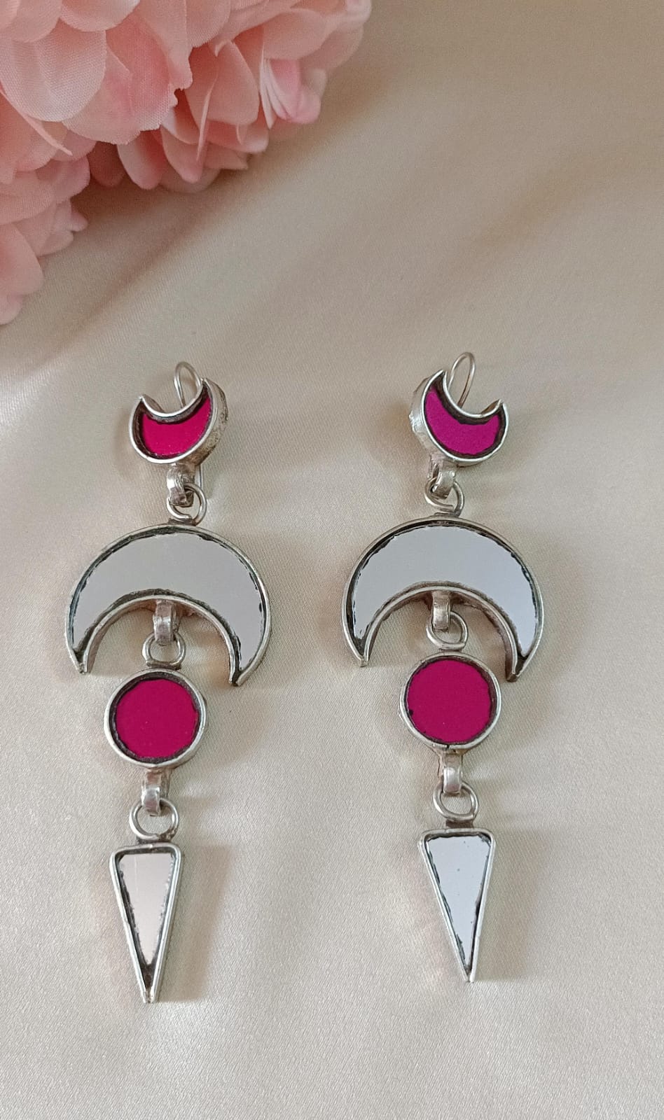 Orchid Glass Earrings
