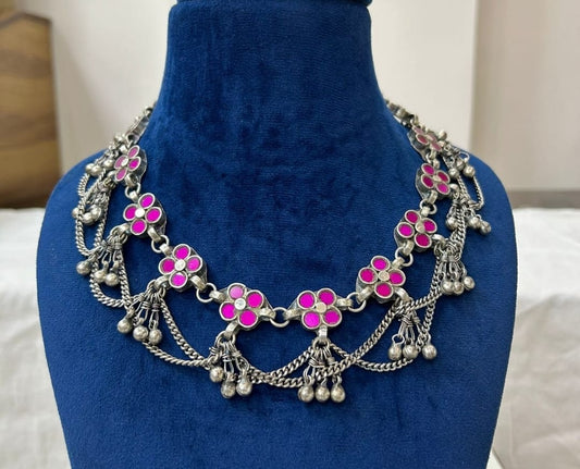 Zia Glass Choker Necklace