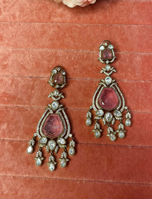 Aurora earrings - Baby pink