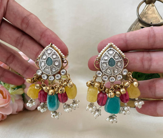 Diya stud earrings - Available in 2 variants