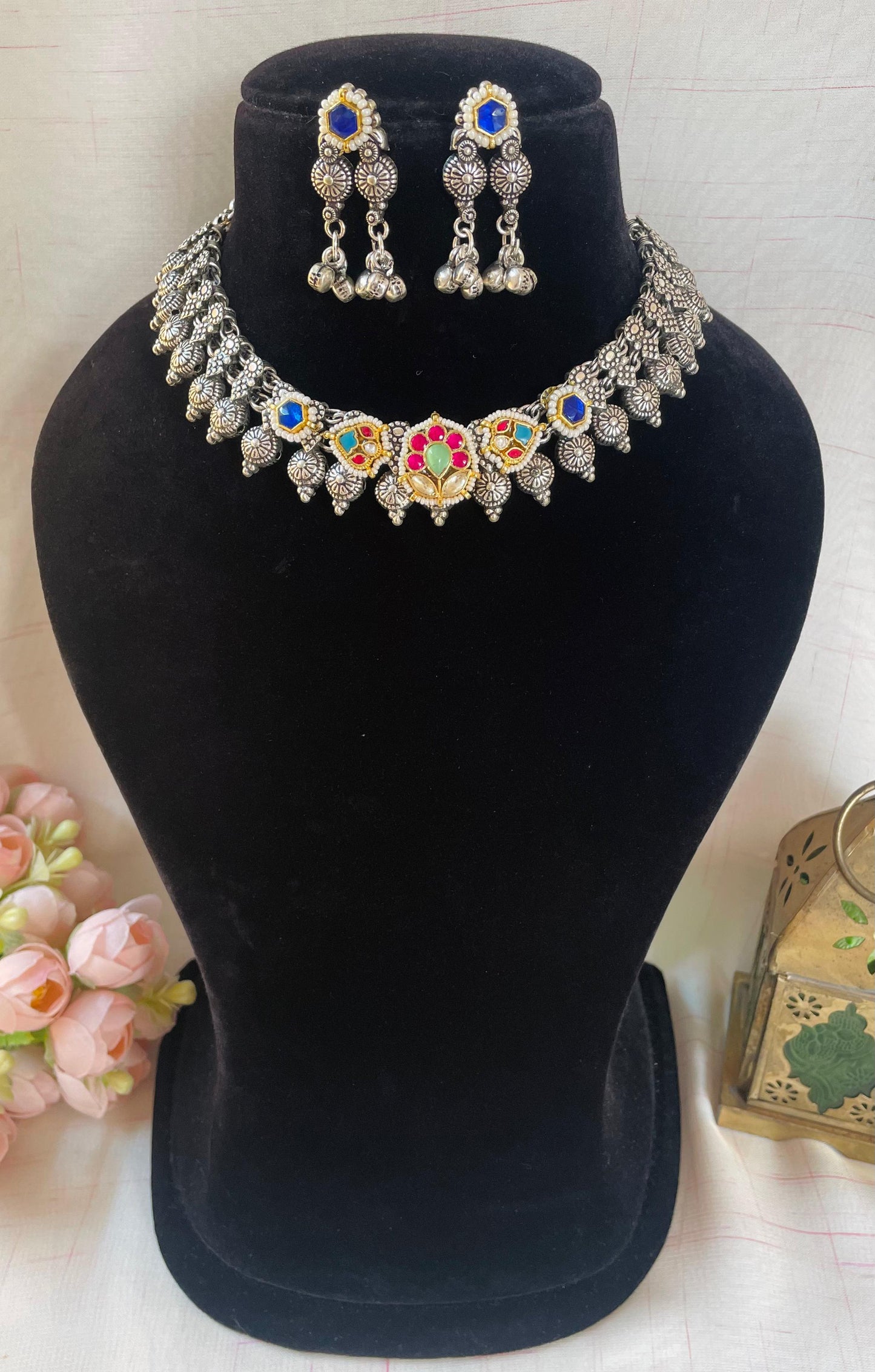 Asha Fusion Choker Set - Available in 2 variants