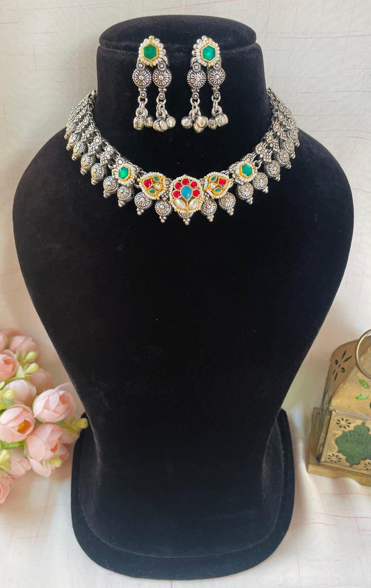 Asha Fusion Choker Set - Available in 2 variants