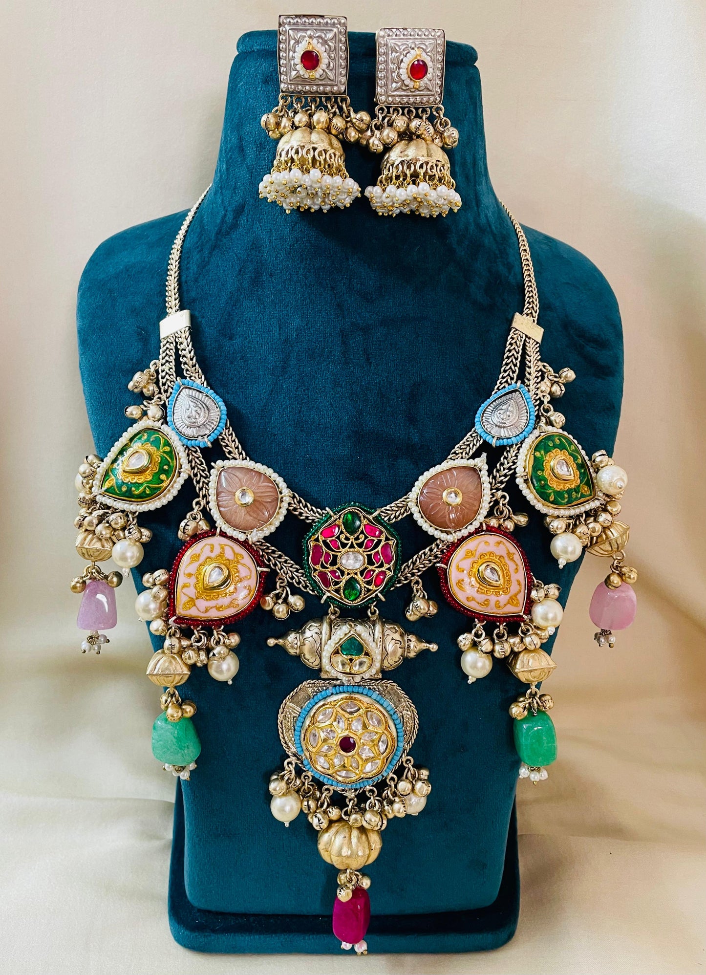 Sasha Long Necklace (Choice for Earrings Available)