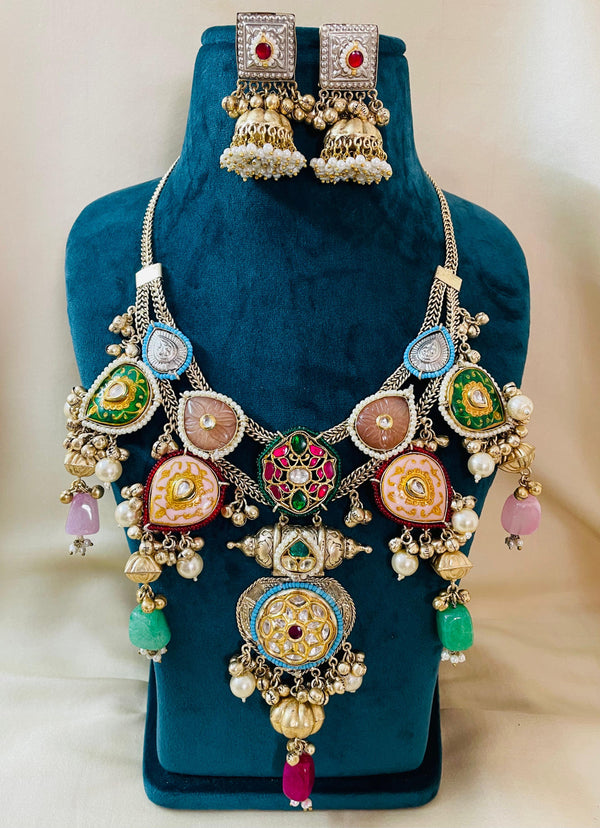 Sasha Long Necklace (Choice for Earrings Available)