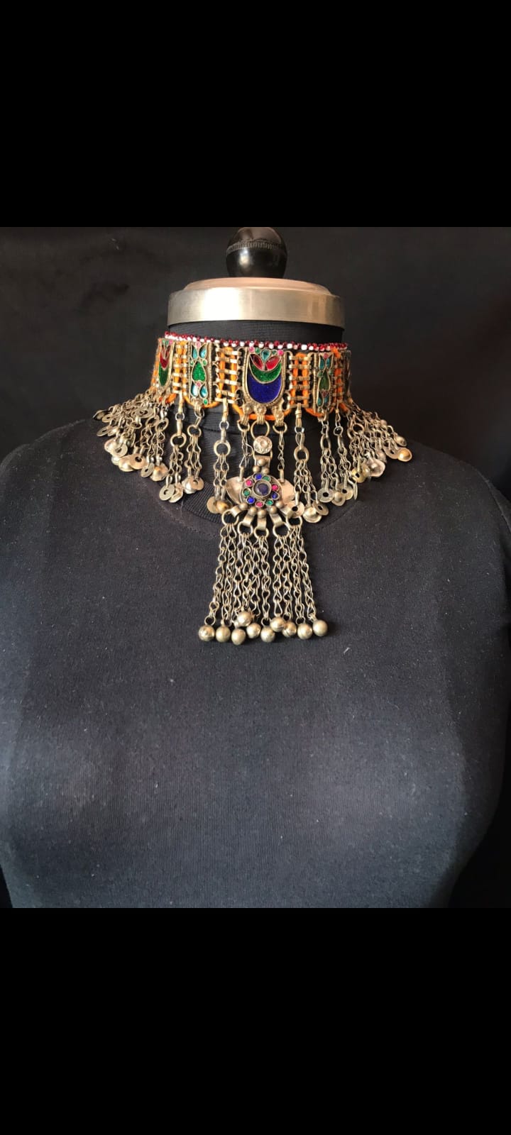 Zira Vintage Afghan Choker