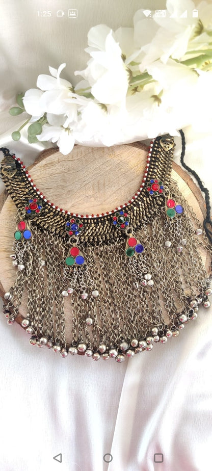 Zahara Vintage Afghan Necklace