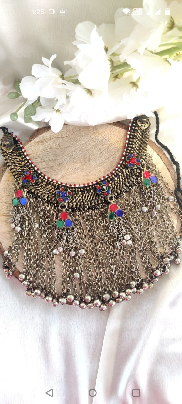 Zahara Vintage Afghan Necklace