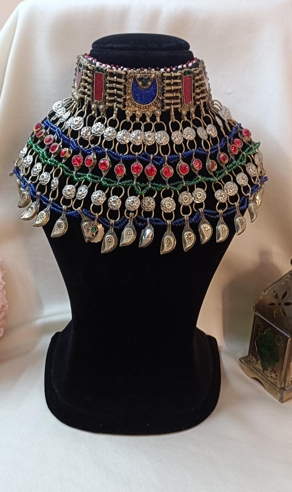 Azara Vintage Afghan Necklace
