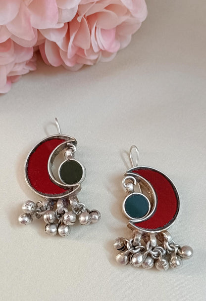 Chandminar Glass Earrings