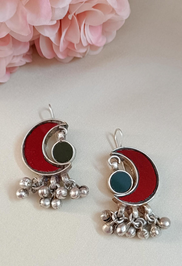 Chandminar Glass Earrings