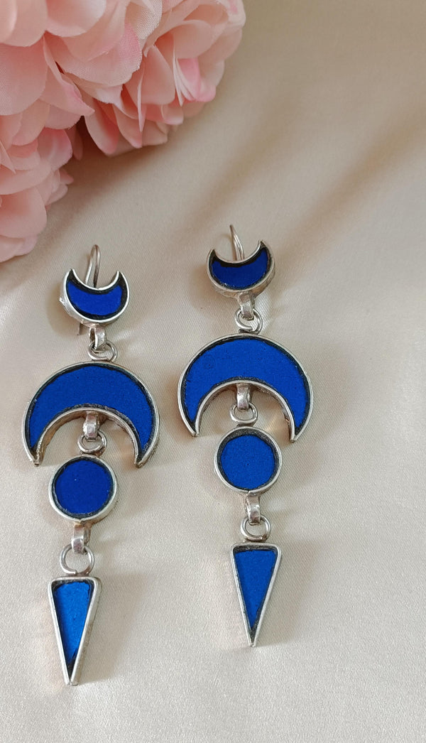 Orchid Glass Earrings