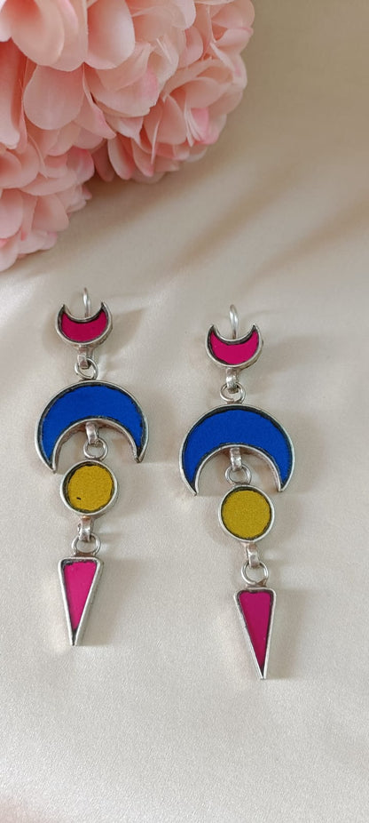 Orchid Glass Earrings