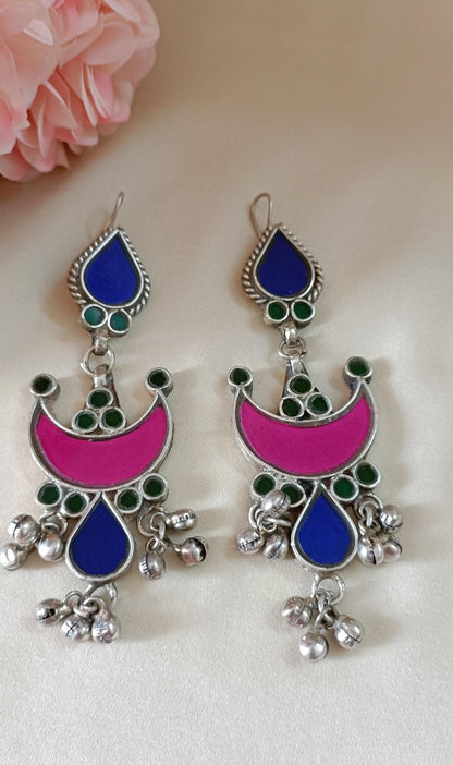 Surajmukhi Glass Earrings