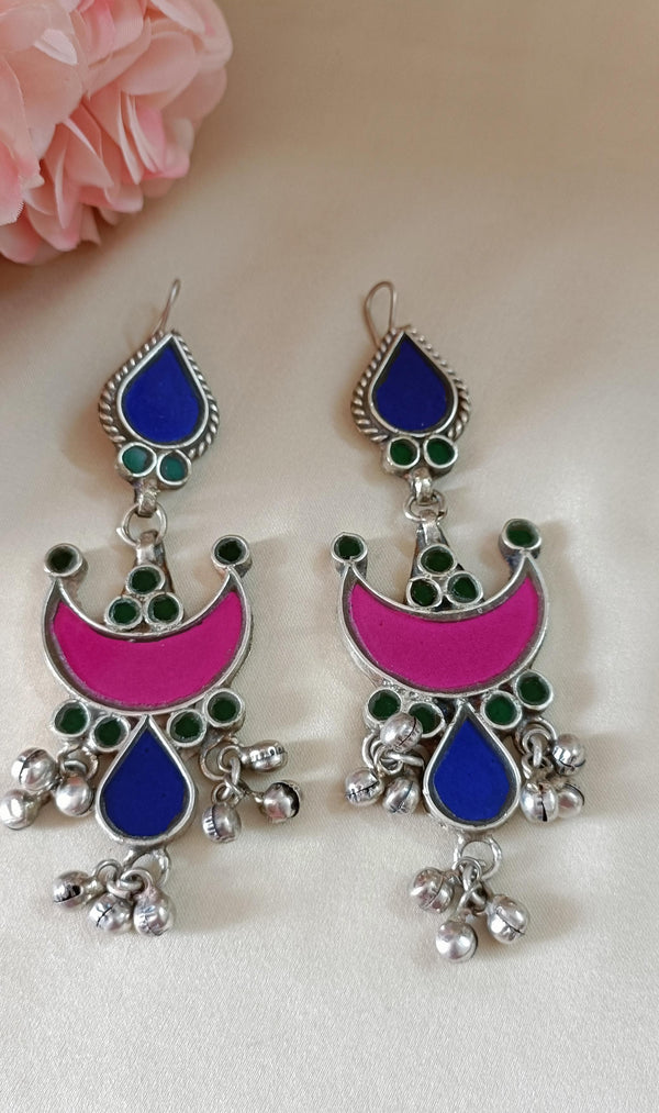 Surajmukhi Glass Earrings