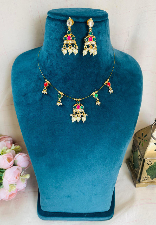 Akira Invisible Chain Necklace Set- Available in 3 designs