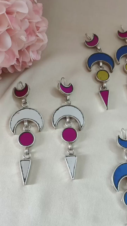 Orchid Glass Earrings