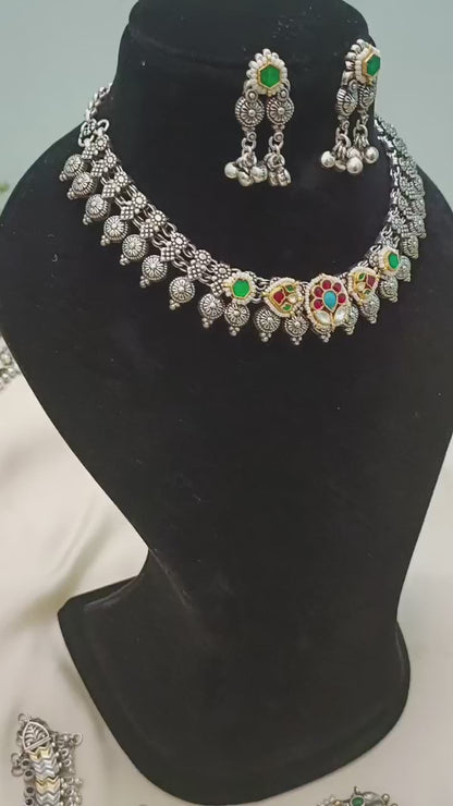 Asha Fusion Choker Set - Available in 2 variants