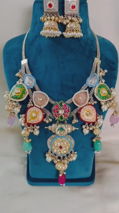 Sasha Long Necklace (Choice for Earrings Available)