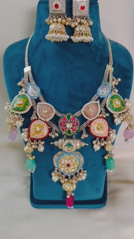 Sasha Long Necklace (Choice for Earrings Available)