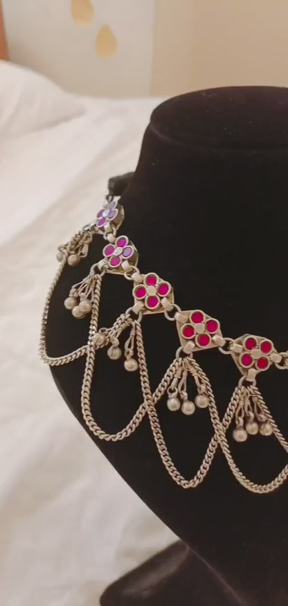 Zia Glass Choker Necklace