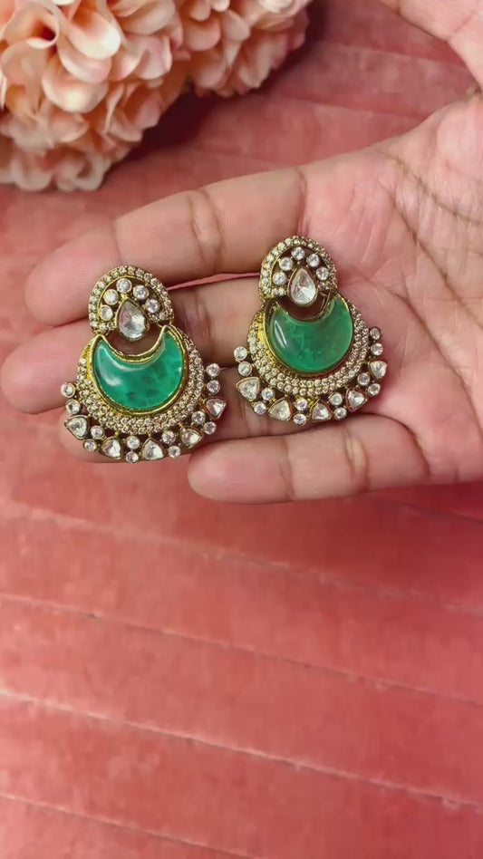 Jasmine studs-mint