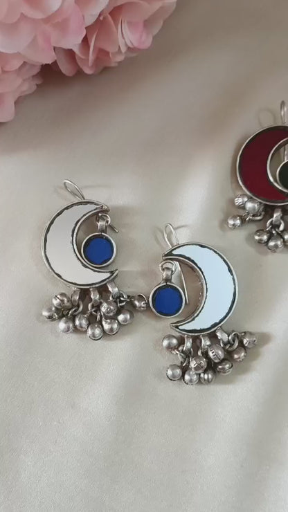 Chandminar Glass Earrings
