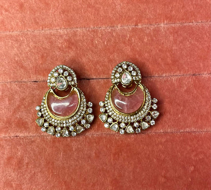 Jasmine studs-Baby pink