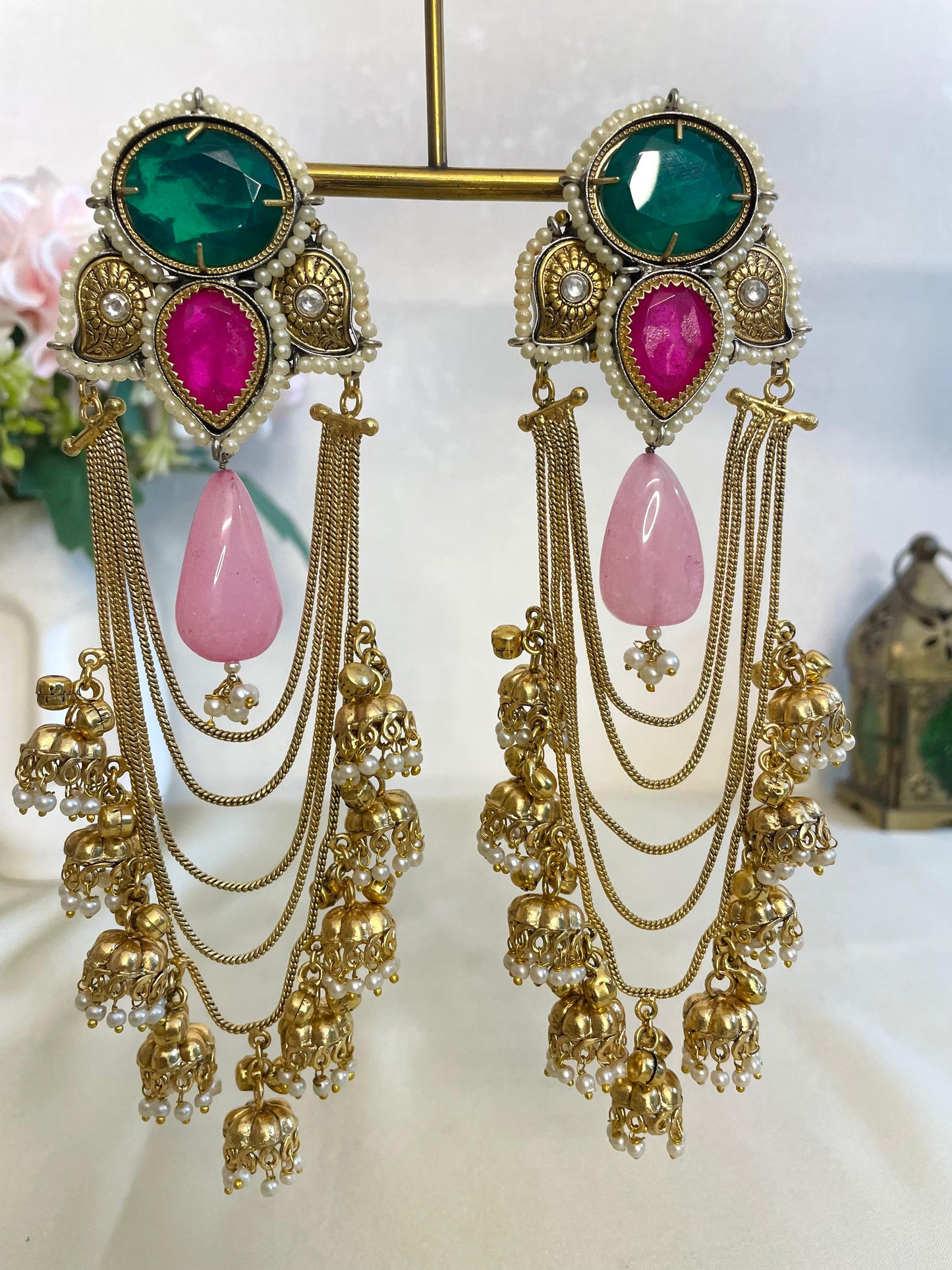 Phulkari Danglers