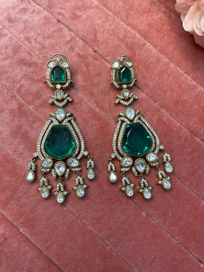 Aurora earrings - Green