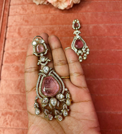 Aurora earrings - Baby pink