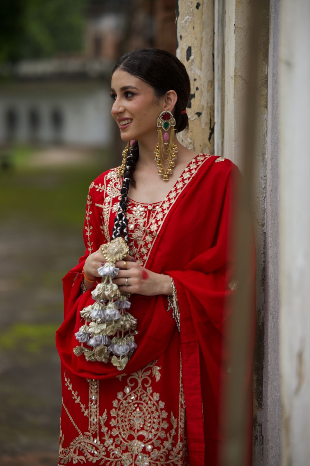 Phulkari Danglers