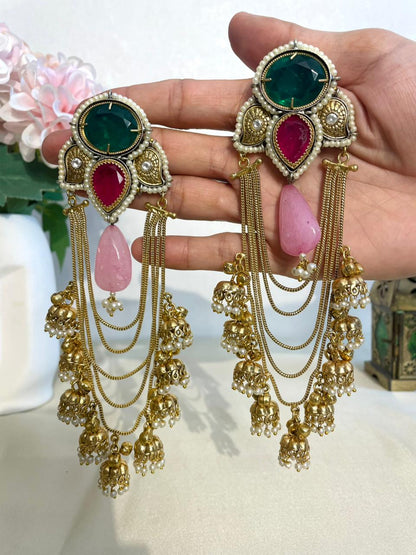 Phulkari Danglers